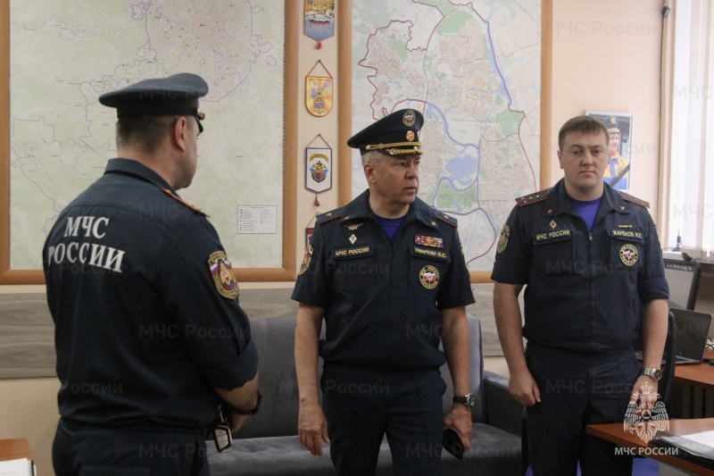 Начальник Главного управления МЧС России по г. Москве проинспектировал работу Управления по Северно-Западному административному округу