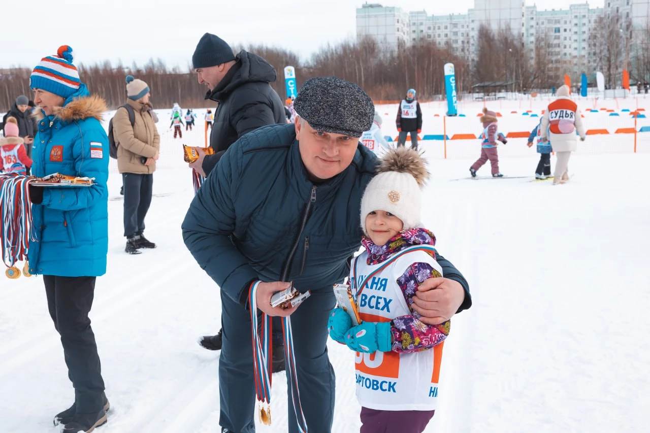 Лыжный забег Кубка главы города Нижневартовска собрал 26 тысяч участников