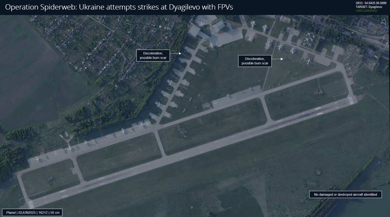 Повреждений нет: западные СМИ публикуют спутниковые снимки авиабазы Дягилево (ФОТО) | Русская весна