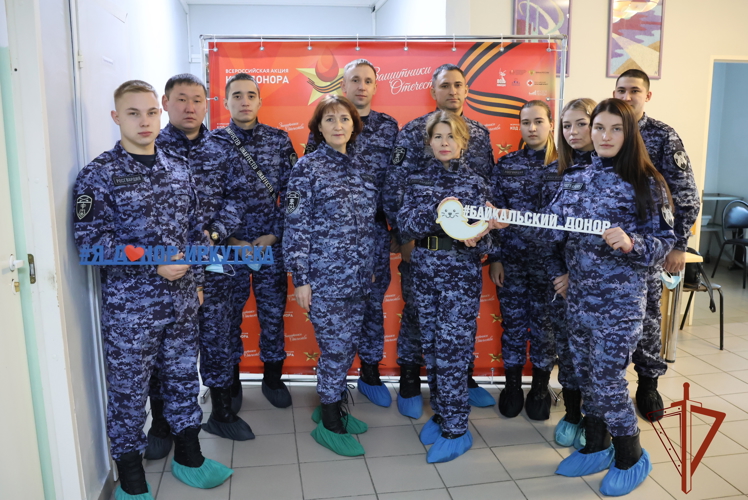 Донорская акция Росгвардии «От сердца к сердцу» стартовала в Иркутской области