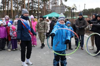 Личный состав института принял участие в проведении спортивного праздника