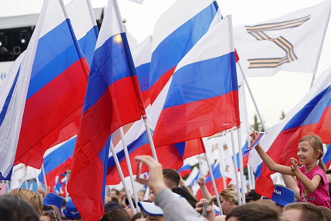 флаги россии 