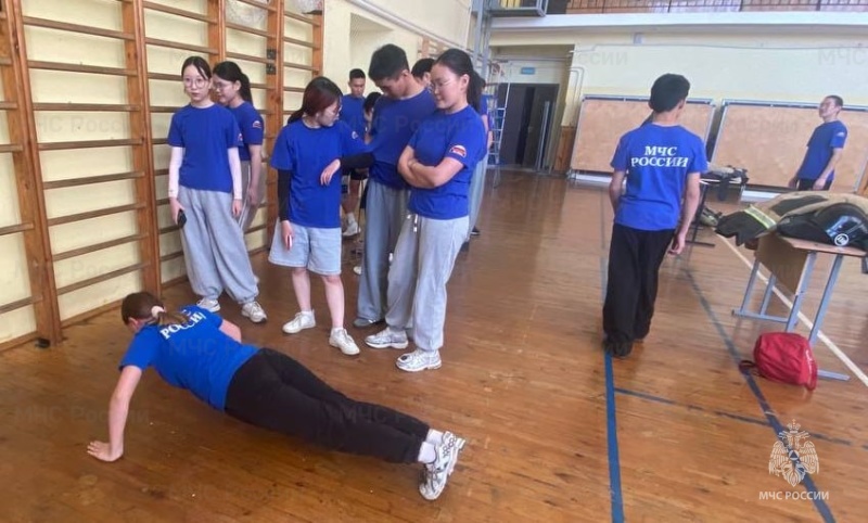 В Агинском прошла первая спартакиада, приуроченная ко Дню кадета России