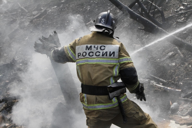 Пожарные ликвидировали возгорание в резиденции посла Алжира в Москве