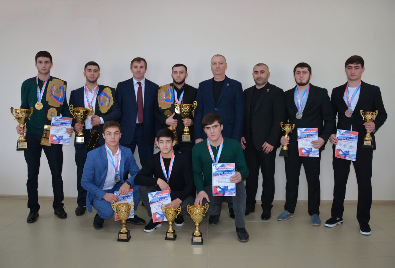 Прошла пресс-конференция с победителями и призёрами чемпионата и первенства мира по универсальному бою