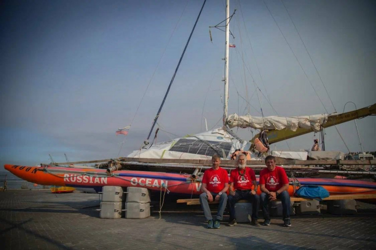 В Чили прошла встреча экипажа кругосветной экспедиции Russian Ocean Way с соотечественниками