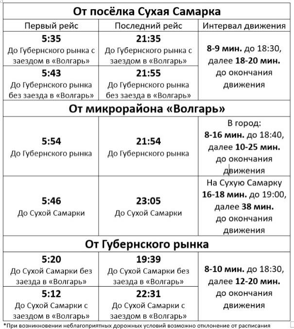 Расписание автобуса 101 с 1 июля