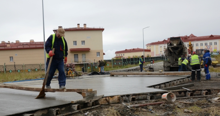 Сезон дорожных работ начался в столице Чукотки