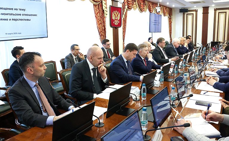 Совещание Комитета Совета Федерации по международным делам «Российско-монгольские отношения: состояние и перспективы»