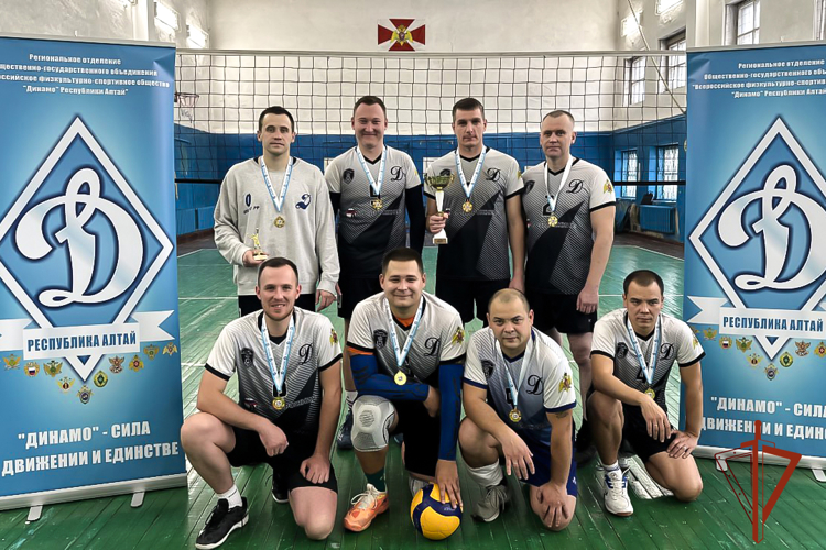 Росгвардейцы стали победителями республиканских соревнований по волейболу