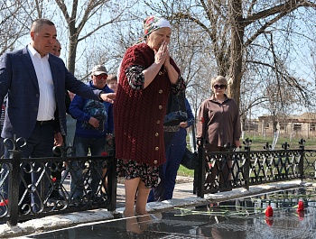 В красноярском селе посадили деревья в память погибших участников СВО