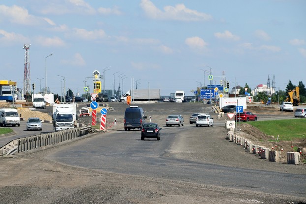 С 29 июня по 30 сентября на северном въезде в Белгород введут реверсивное движение