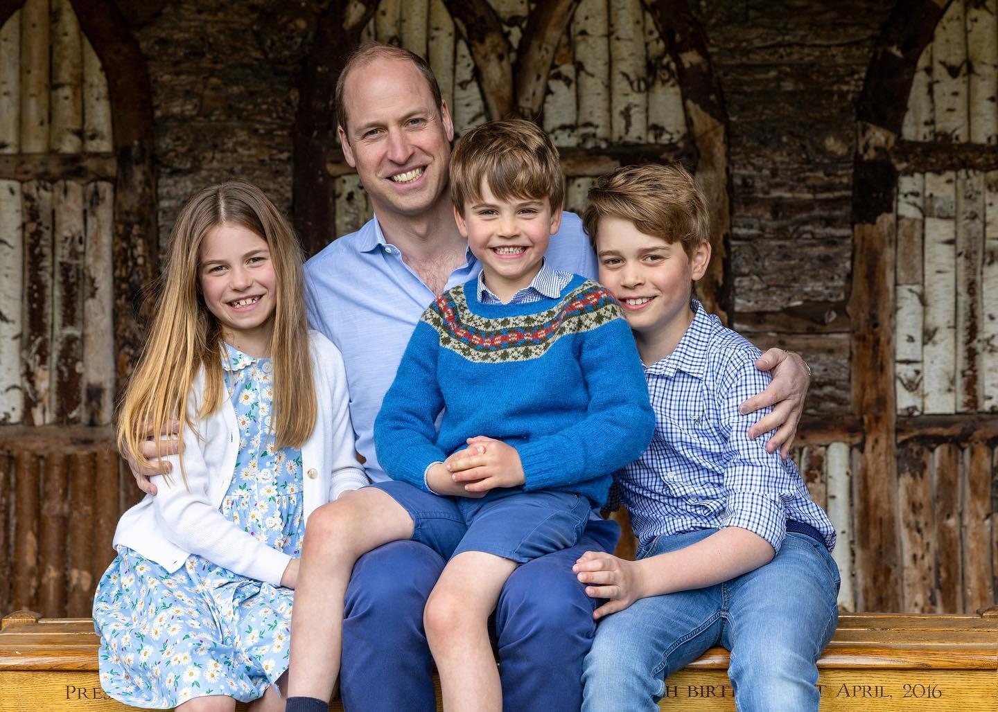 фото семьи принца уильяма с детьми