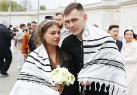 Сахалинские пары приняли участие в самой массовой церемонии бракосочетания в России, Фото: 7