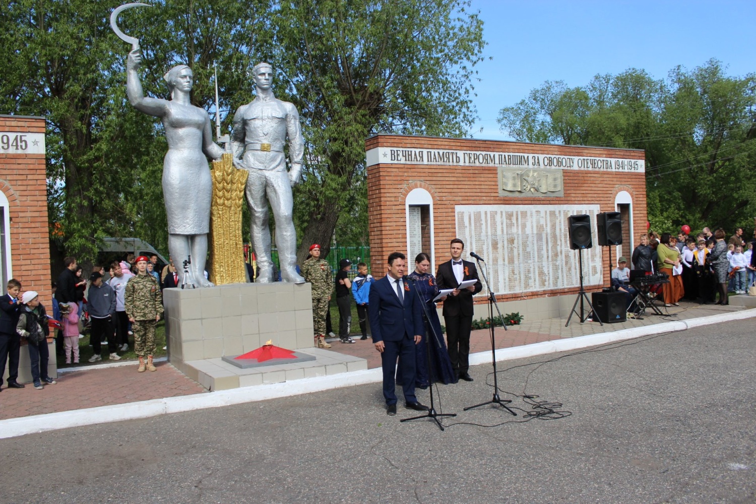 В Бессоновском районе проходят торжественные мероприятия, посвященные 78-й годовщине Победы в Великой Отечественной войне