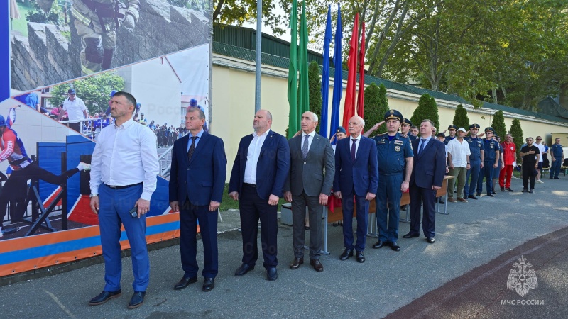 В Республике Дагестан завершились Всероссийские соревнования по пожарно-спасательному спорту