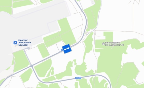 На подъезде к посёлку Кача ввели на два дня реверсивное движение