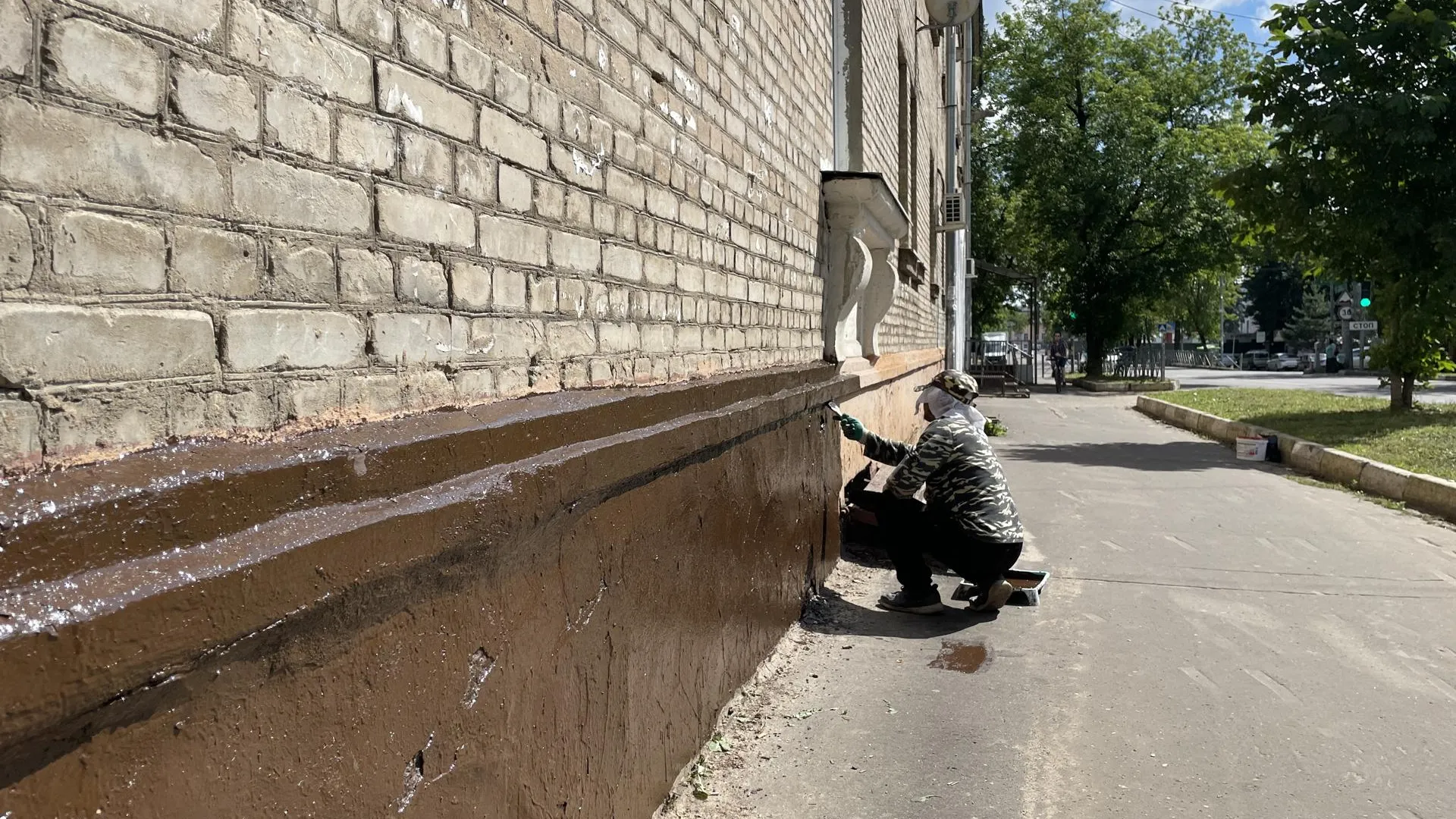 В Люберцах покрасили дом, в котором жил главный инженер Малаховского экспериментального завода