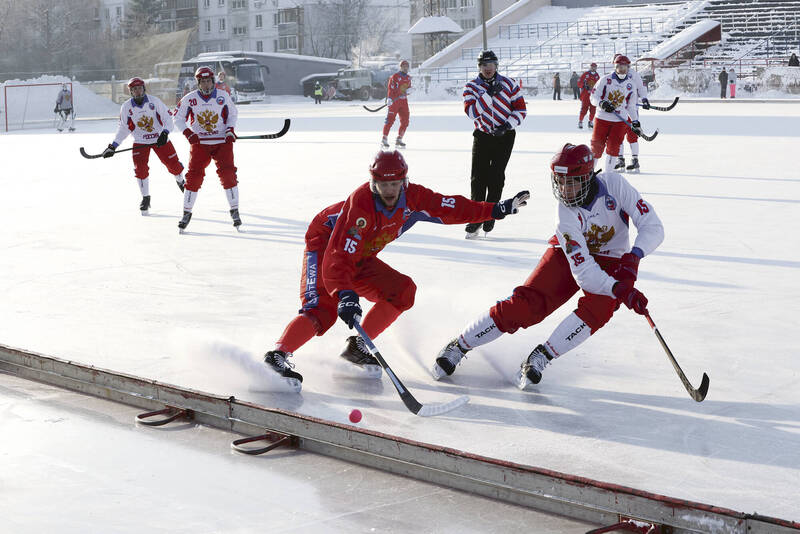 На минувшей неделе в приволжской столице гостила национальная сборная России по хоккею с мячом