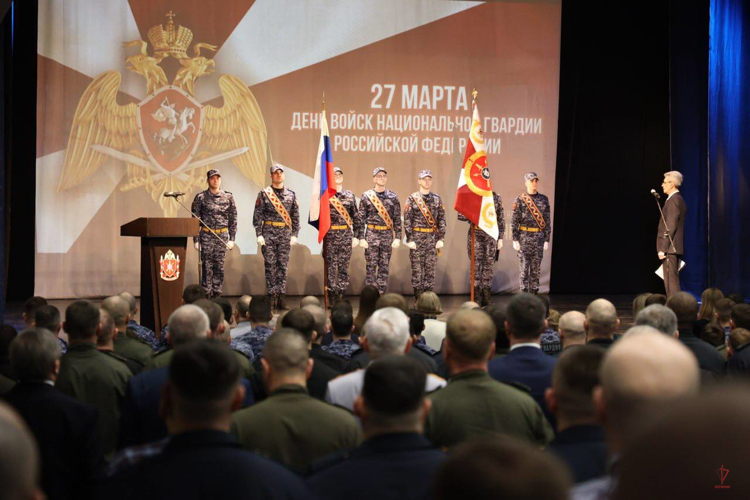 В Калининграде состоялось торжественное мероприятие в честь Дня образования войск национальной гвардии (видео)