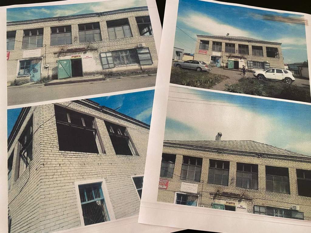 В Курской области решают вопрос о сносе аварийного здания в Мантуровском районе