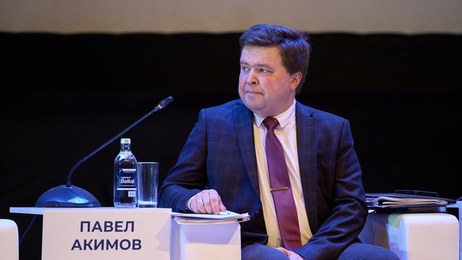 Ректор НИУ МГСУ Павел Акимов принял участие в пленарной сессии «Технологическое лидерство в строительной отрасли»