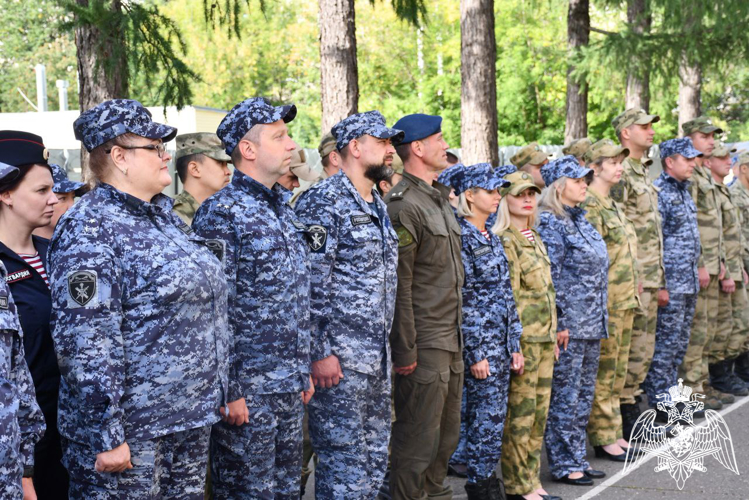 В Иванове сотрудники Росгвардии приняли участие в праздновании Дня Государственного флага России