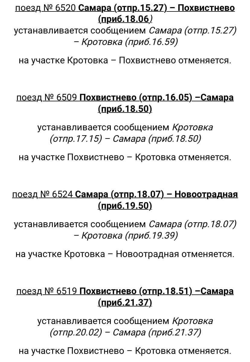 Электричка похвистнево самара станции