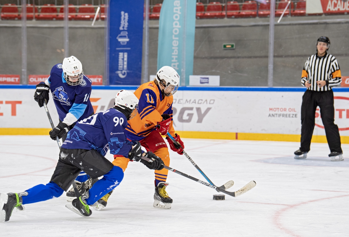 При поддержке ОНПЗ прошел межрегиональный турнир по хоккею для слабовидящих детей