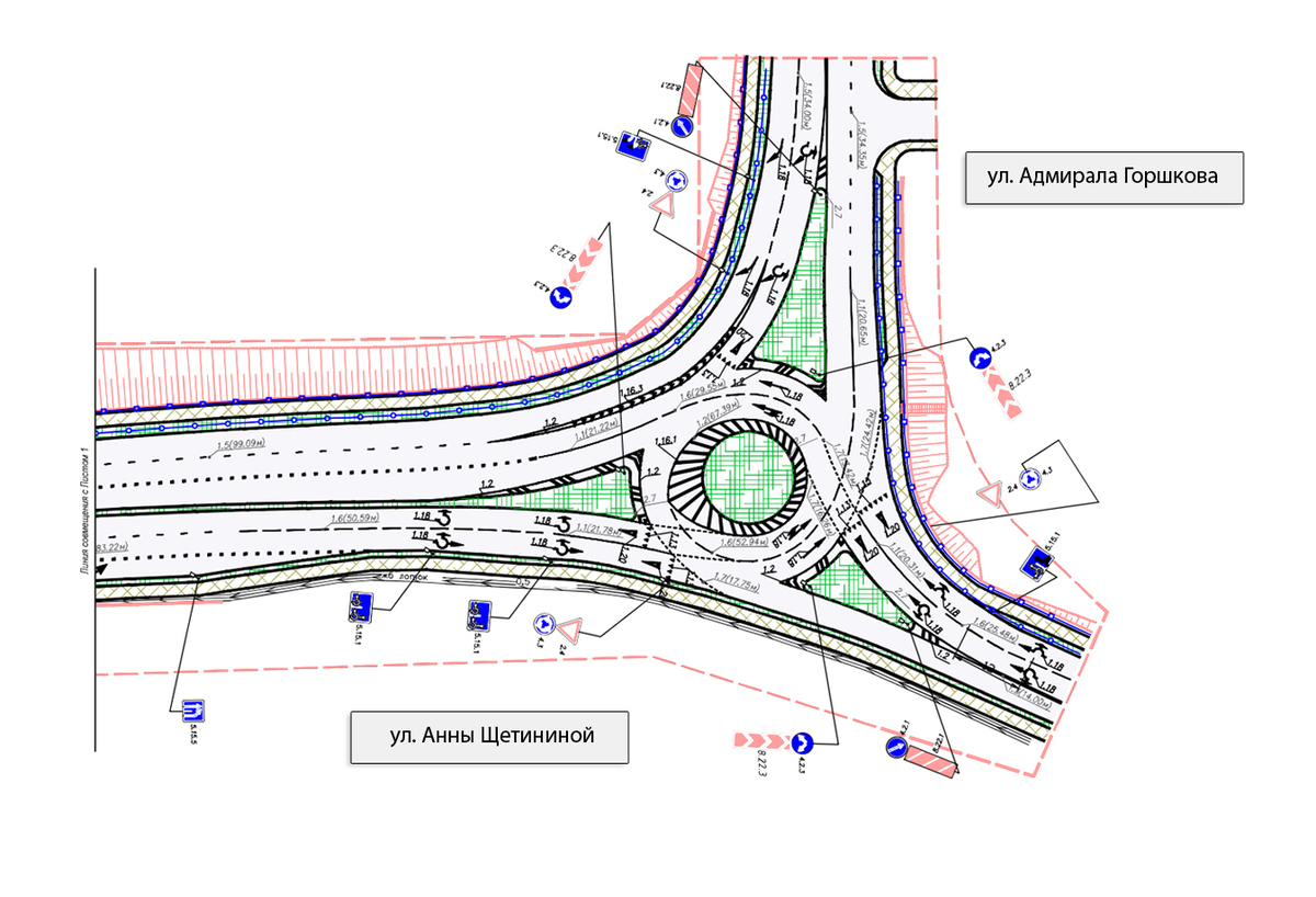 Схема развязки в кронштадте