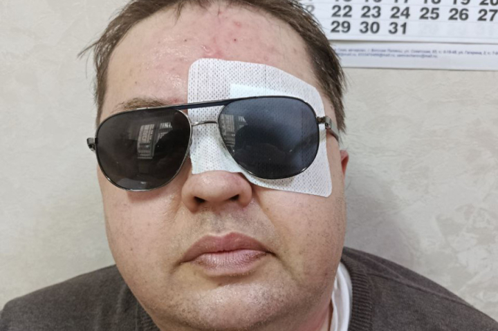 Игорь Ронжин после проведения нескольких операций.