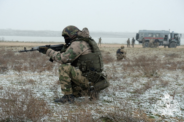 Тактико-специальные занятия спецподразделений Росгвардии прошли в Дагестане