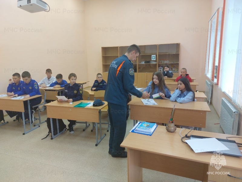 В Борисовской школе прошёл урок безопасности