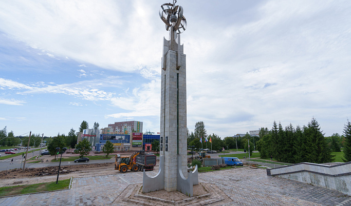 При поддержке Калининской АЭС в атомграде Удомле капитально отремонтируют Обелиск Победы