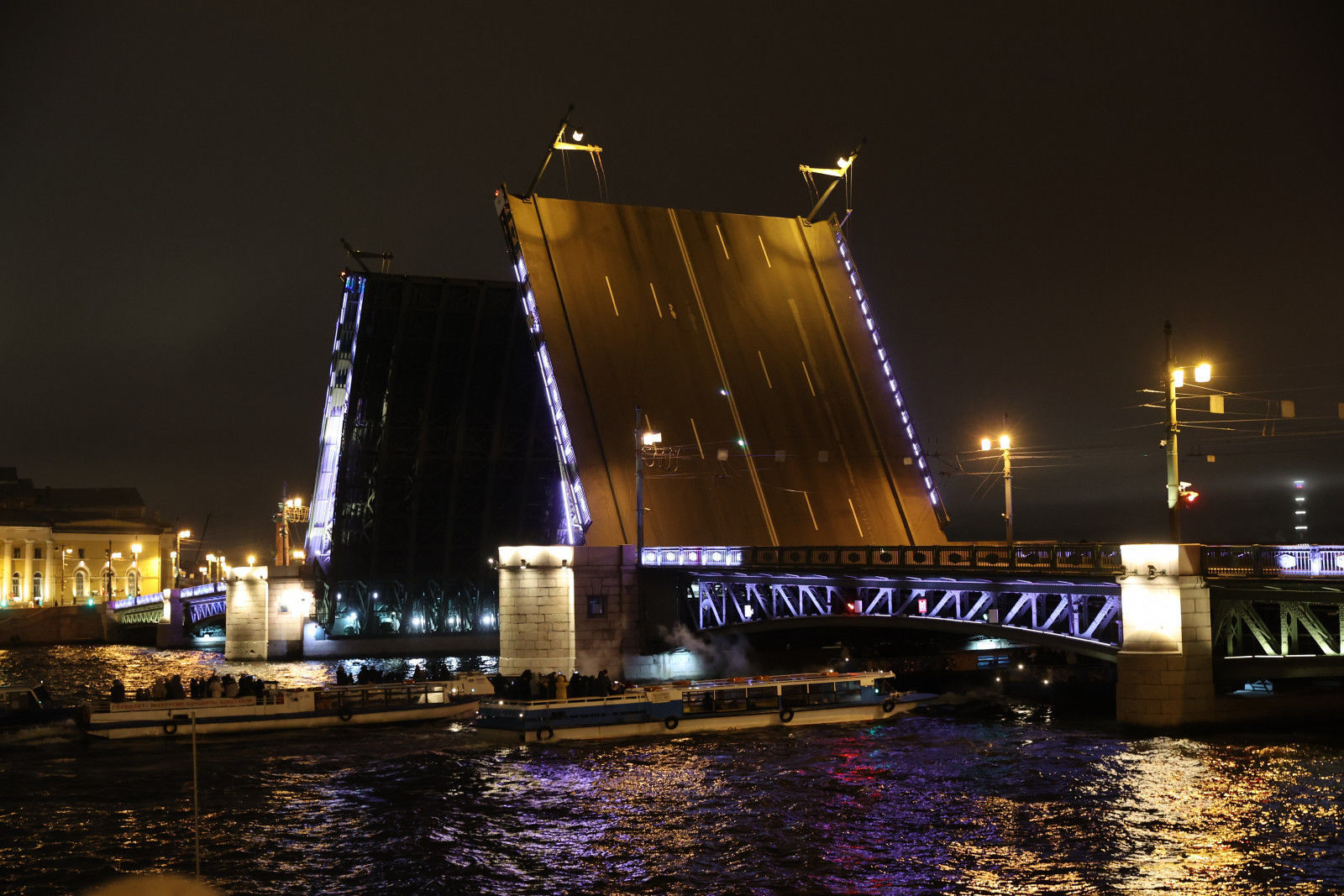 Петербург мосты разводные время