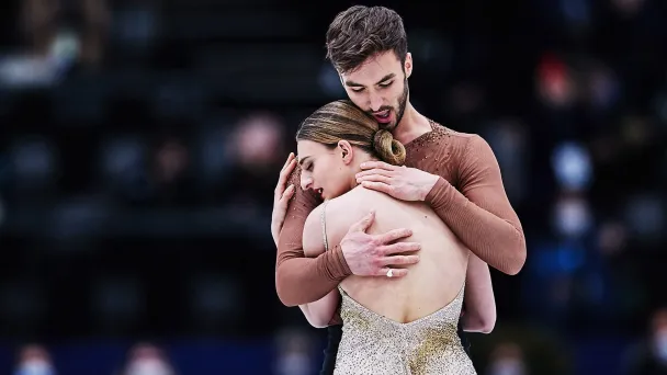  Габриэла Пападакис и Гийом Сизерон (Фото Joosep Martinson / International Skating Union via Getty Images)