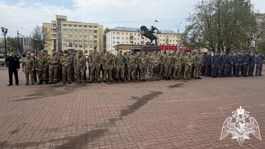 Росгвардейцы присоединились к молебну о памяти святого Георгия Победоносца в Иванове