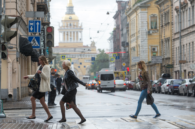 Жаркий сентябрь в Петербурге