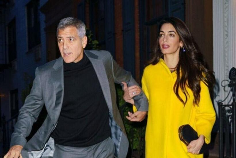 Актёр Джордж Клуни с женой Амаль