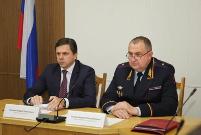 Фото 1. Замминистра внутренних дел РФ представил нового начальника орловского УМВД