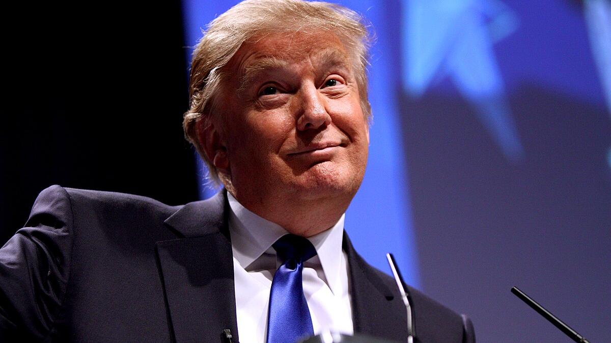 Дональд Трамп выступает на CPAC в Вашингтоне, округ Колумбия, 10 февраля 2011 года.