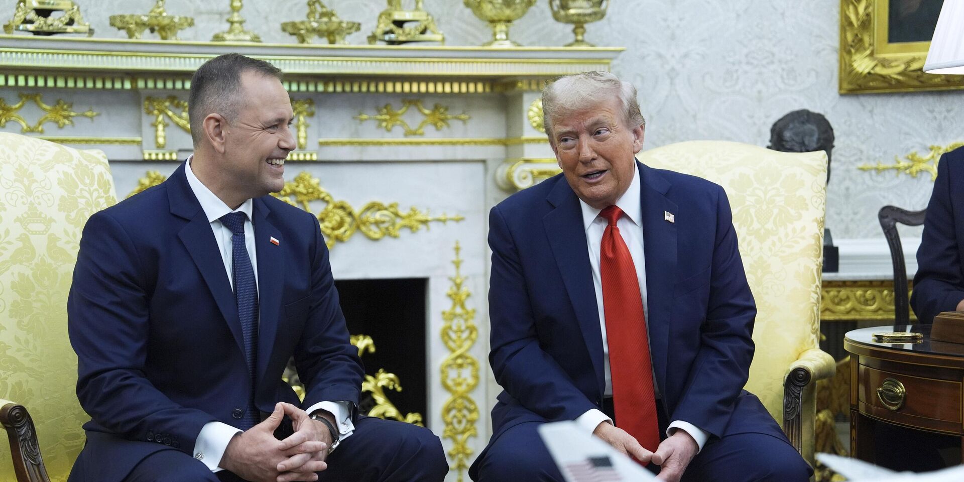 Президент США Дональд Трамп и президент Польши Кароль Навроцкий - ИноСМИ, 1920, 22.05.2026
