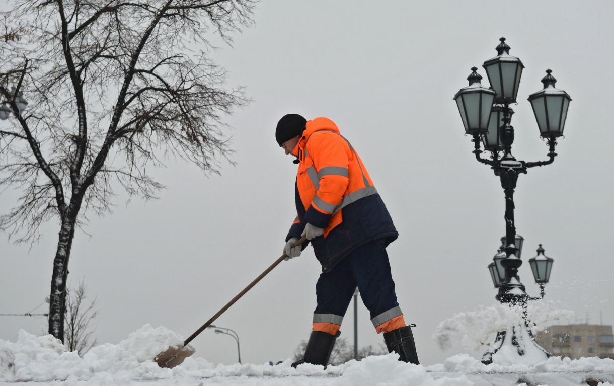 Картинка уборка снега