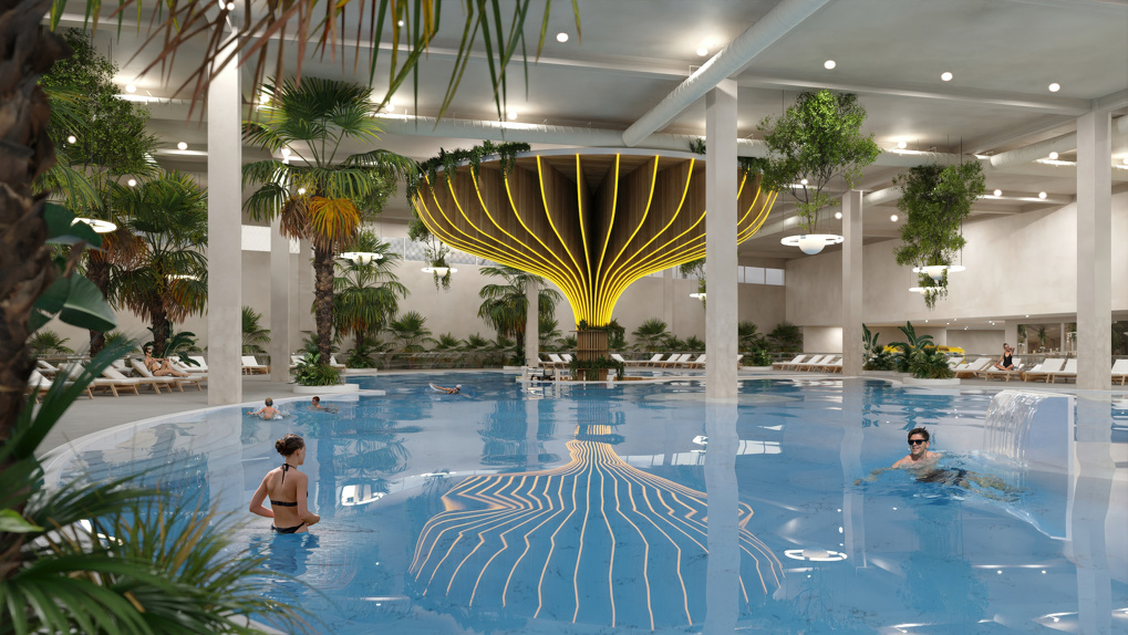 В «Баден-Баден» рассказали, когда откроется термальный комплекс на месте ТЦ «Комсомолл»