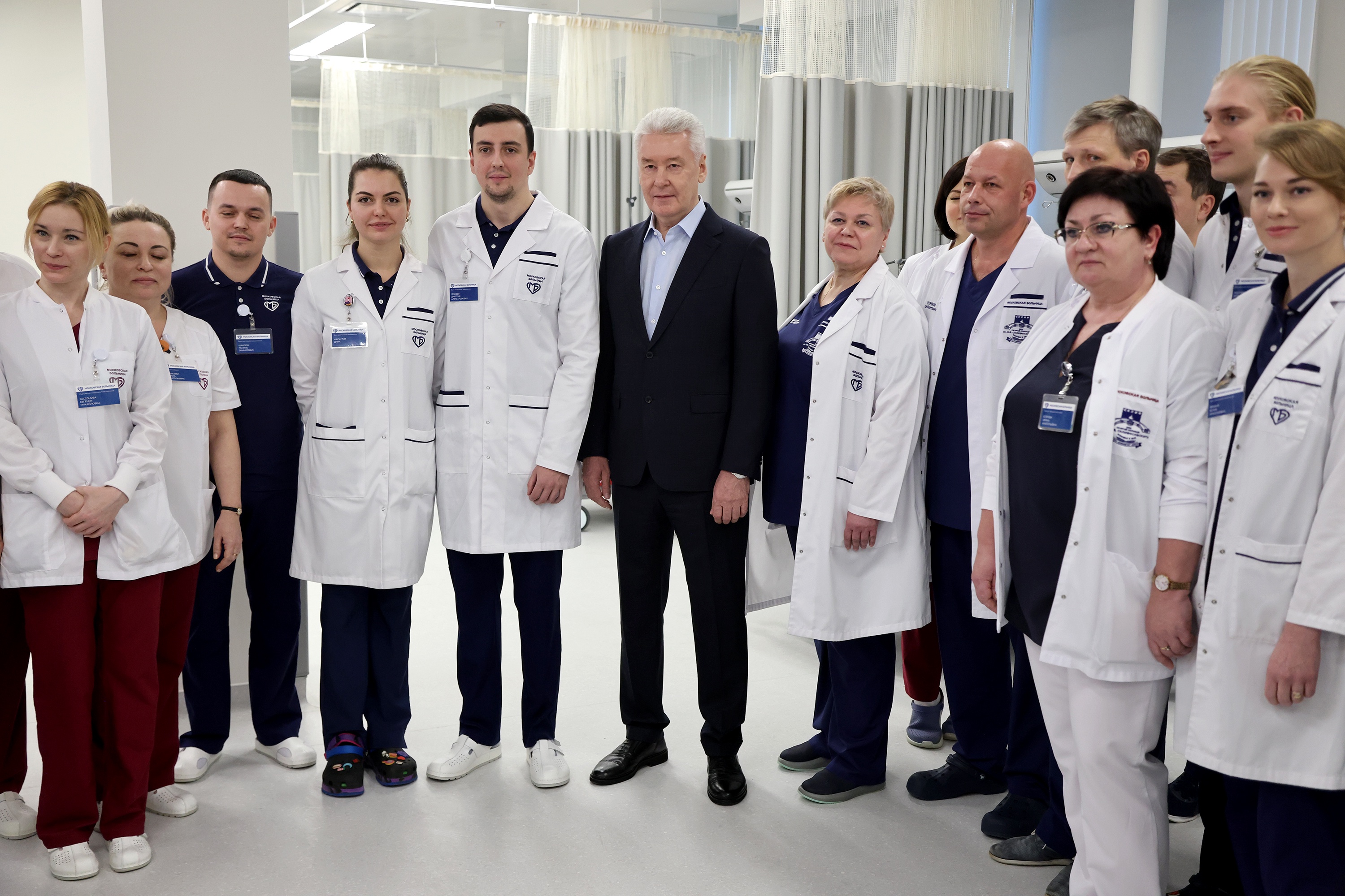 Собянин подвел первые итоги работы флагманских больничных центров