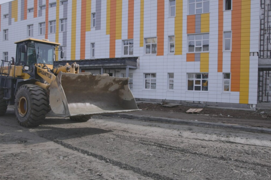 Отделочные работы начались в новом корпусе школы №1 в Елизове. . Фотография 2