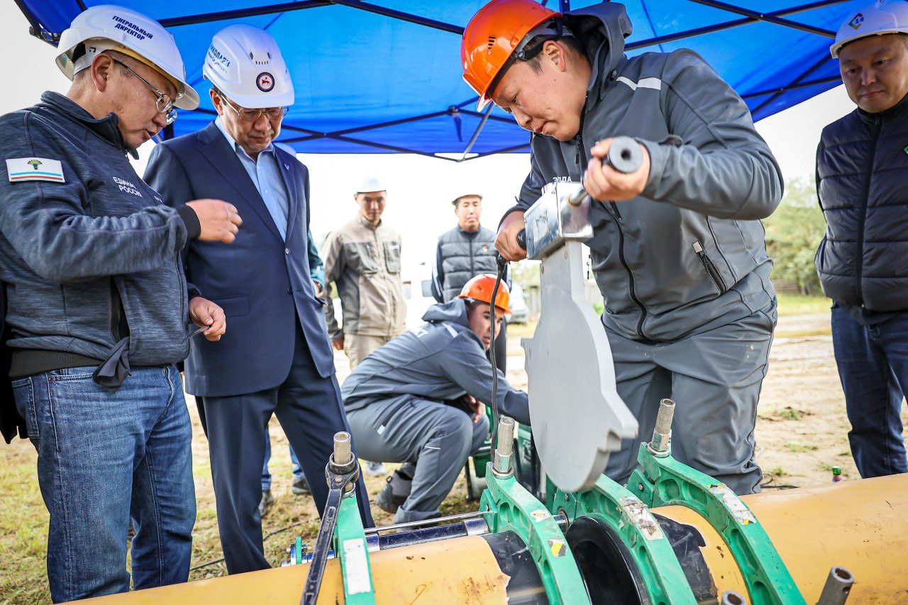 Газификация Олёкминска