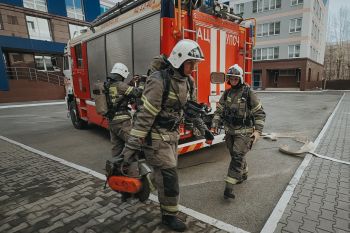 Как в институте отработали тактику тушения пожаров