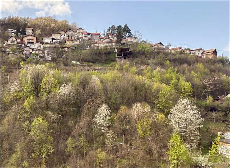 Весенняя Сербия. Фруктовые пейзажи и чудо в горах