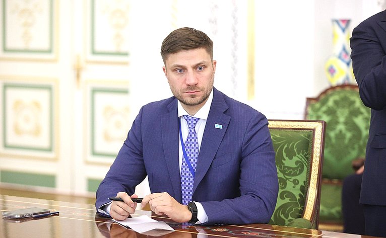 Встреча Председателя Совета Федерации Валентины Матвиенко с Председателем Сената Парламента Республики Казахстан Мауленом Ашимбаевым